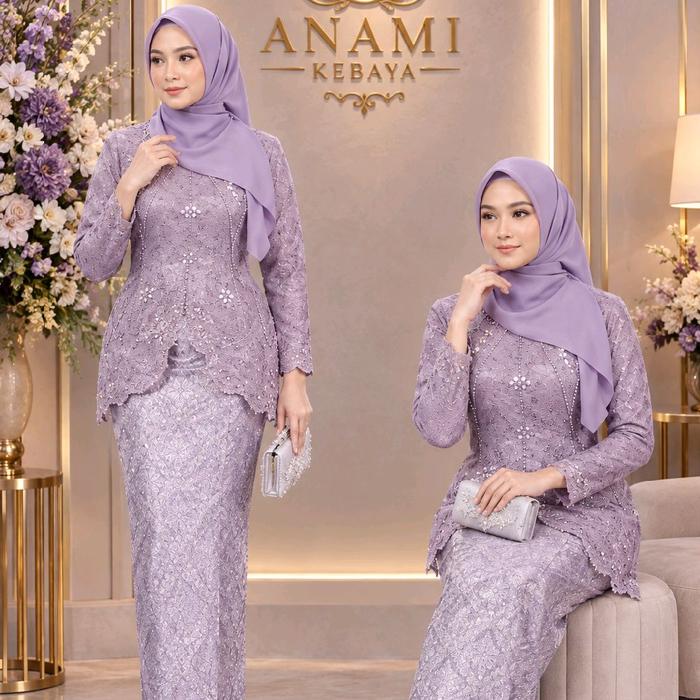 Anami - Kebaya modern terbaru model Maryam untuk pesta dan wisuda / kebaya hijab terbaru / kebaya wi