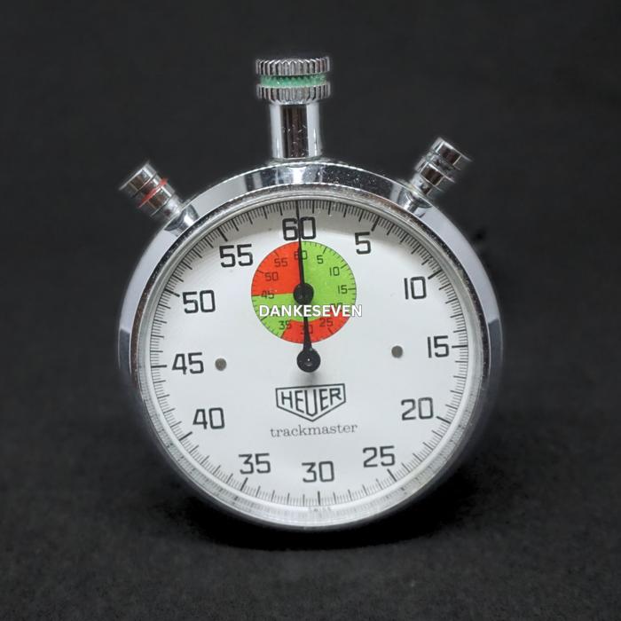 [RARE] Heuer Trackmaster Stopwatch Manual Winding Swiss 53mm Men Watch Jam Tangan Pria