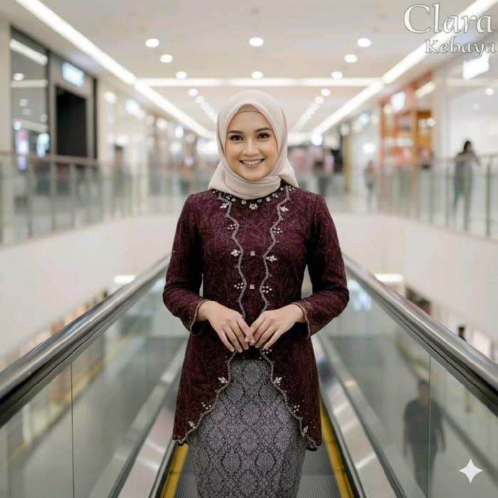 Terbaru Kebaya Nayla Dengan Motif Premium Full Payet / kebaya wisuda / kebaya lamaran / kebaya konda