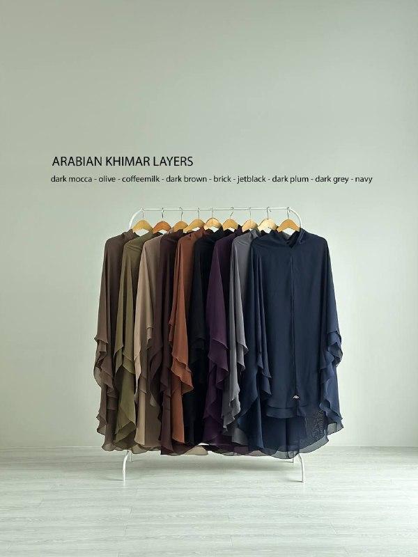 ARABIAN CHIFFON KHIMAR BY MALIKAH