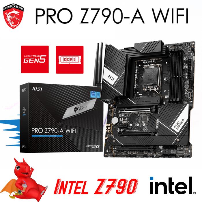 Intel Z790 MSI PRO Z790-A WIFI LGA 1700 Original Motherboard ATX