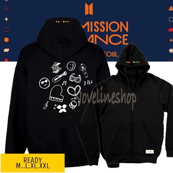 X➸QP [COD] HOODIE RESLETING BTS PERION TO DANCE SEOUL 2 VERSI LINE MUSIC NEW HOODIE WANITA & PRIA JA