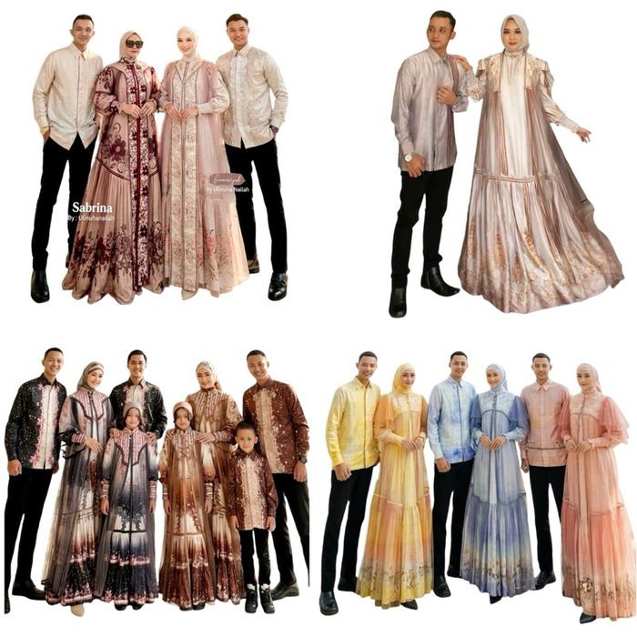 GAMIS SARIMBIT AURAKAY SYAR’I SABRINA 6933, ZAENAB 7621 DAN HAYATI 7085 ORI BY  AURAKAY SYAR’I stok 