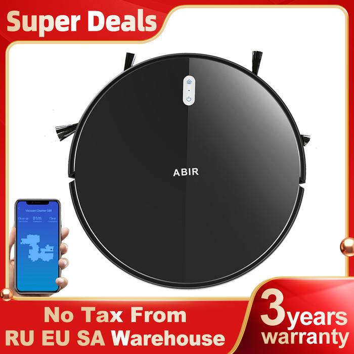 Vacuum Cleaning Robot G20S,6000Pa Suction,Smart Memory,Map Navigation WiFi App,Electric WaterTank,Va