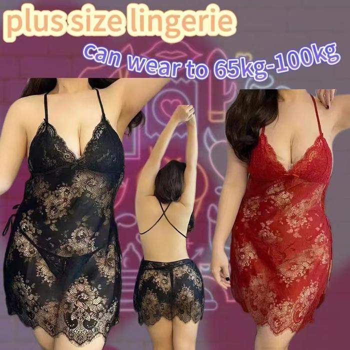 TERKINI LINGERIE JUMBO LINGERING WANITA LINGERY JUMBO BIG SIZE HOT CAN WEAR TO 100KG BURUAN BELI !