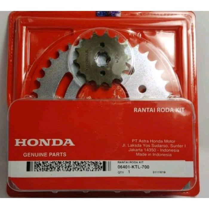 Honda Rantai Roda Kit 06401-KTL-700 Genuine Parts untuk Motor