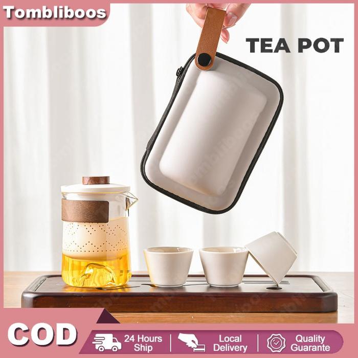 300ml Kung Fu Tea Set Teh Perjalanan Set Portabel Outdoor Pribadi Kung Fu Cangkir Teh