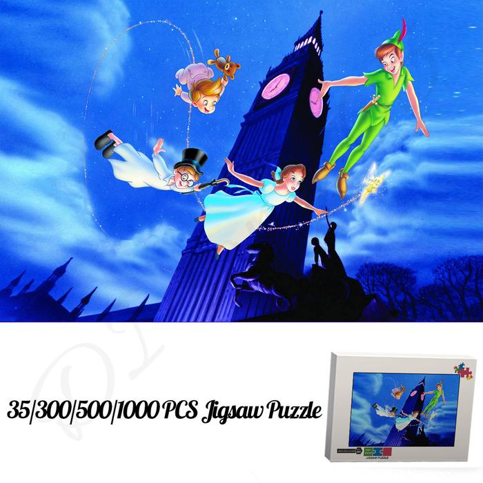 Peter Pan Jigsaw Puzzles Disney Classic Animated Film 35 300 500 1000