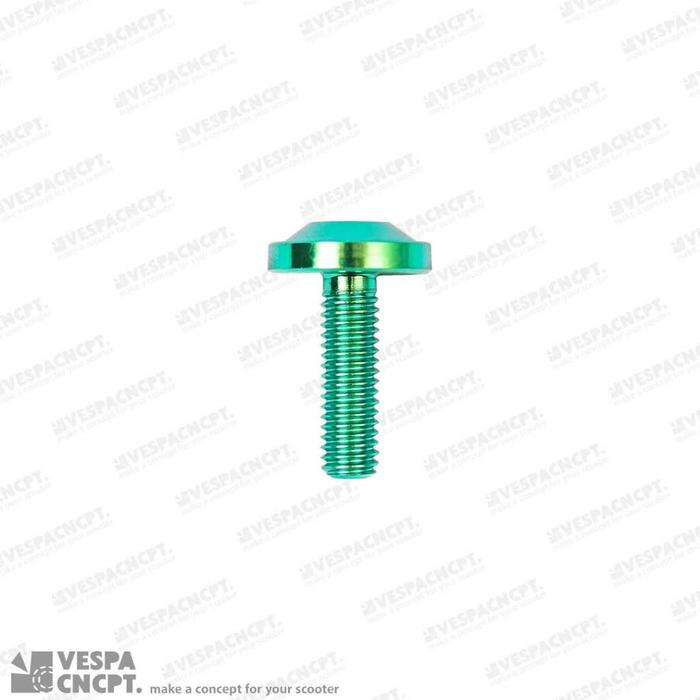 Baut Titanium Flat Cover Shock Green Vespa Sprint Primavera Lx S Gts