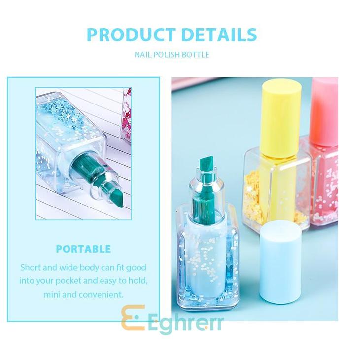 stabilo mini lucu/penyorot pena kreatif/spidol highlighter pastel colour pen journal marker pen gaya