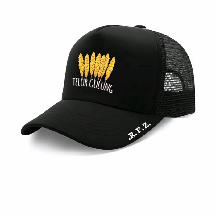 TOPI TRUCKER TOPI JARING PEDAGANG TELOR GULUNG