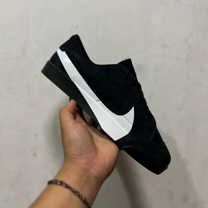 Sepatu Nike Blazer Low City Lx Black Suede
