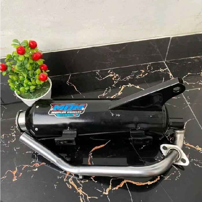 MDM Knalpot Standar Racing Moncong Klinting Termurah Berkualitas PnP untuk Semua Motor All Matic den