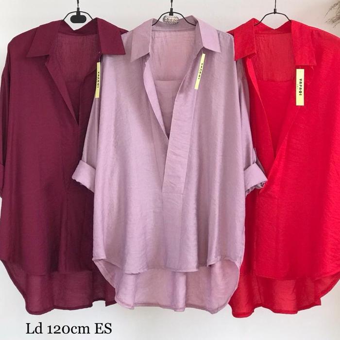 Kemeja Wanita Ld 120cm ES - Kemeja Wanita dengan Ukuran Ld 120cm dan Warna ES