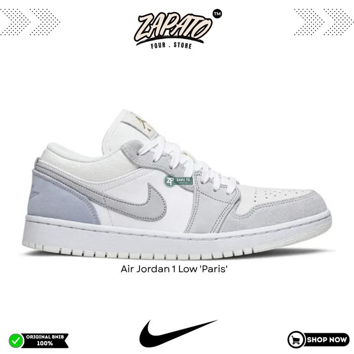 Sepatu Air Jordan 1 Low 'Paris' Original Brand New In Box