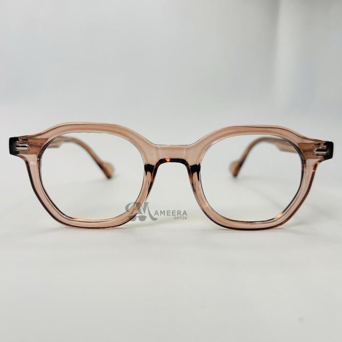(Beli 1 Free 1) Fizzi - Frame Kacamata Fashion Unisex Eyewear Glasses Mata Normal Minus Cylinder Dan