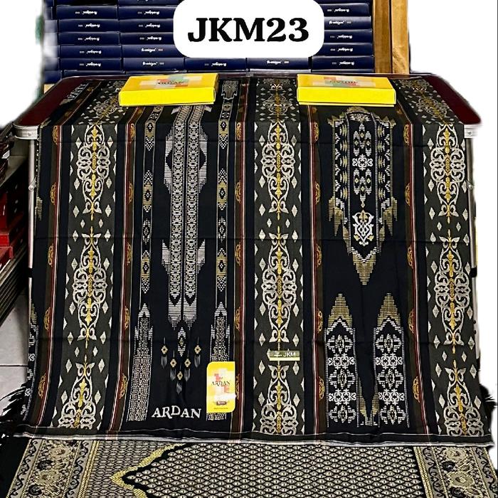 SARUNG ARDAN STAR JKM KUALITAS SILVER BLACK SARIES DEWASA