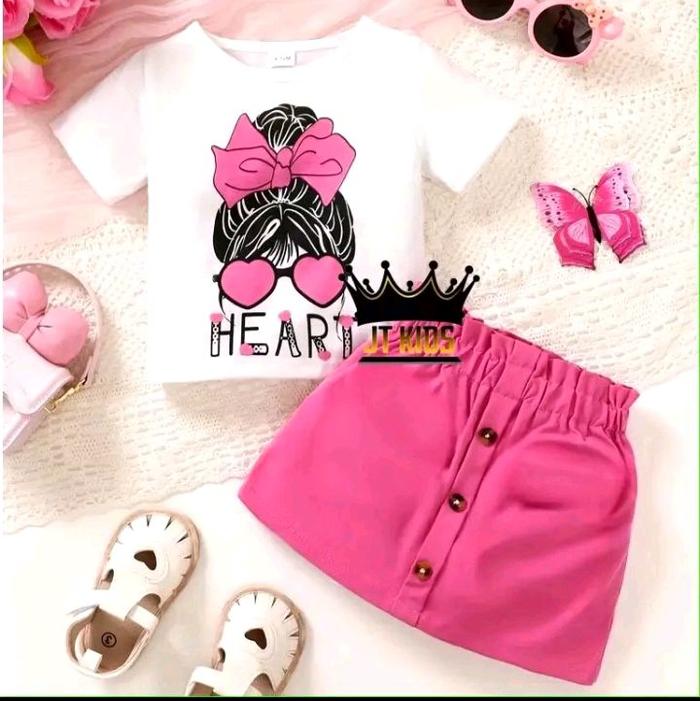 Setelan Anak Perempuan Mikayla - Set Anak Fashion Kekinian
