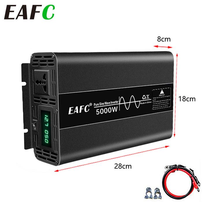 4000W 5000W 7000W Pure Sine Wave Car Inverter Power Inverter DC12V To