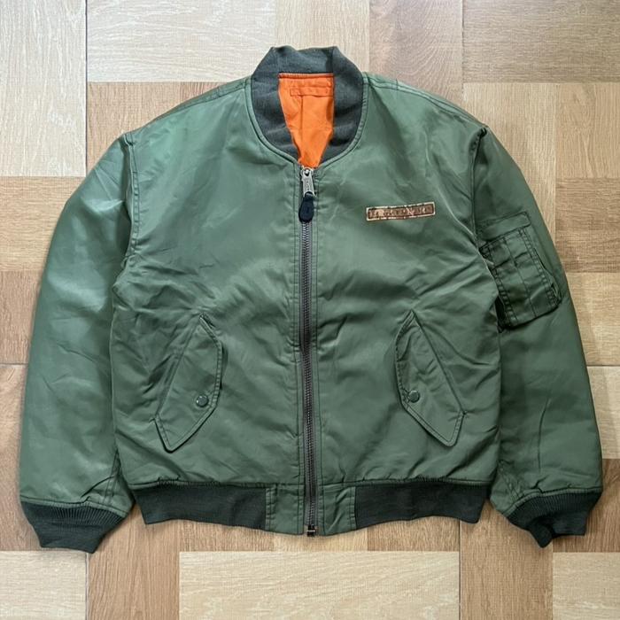 MA1 FLYING / FLIGHT BOMBER VINTAGE JACKET AVIREX SIZE L FIT M BOXY