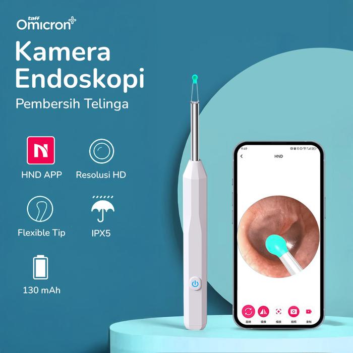 Mtos Mall | Kamera Pembersih Telinga | Endoscope Telinga WiFi | Korek Kuping Kamera