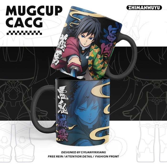 Demon Slayer Anime Ceramic Mug Tanjirou Zenitsu Giyuu Shinobu Kimetsu No Yaiba  Coffee Cup  Milk Mug