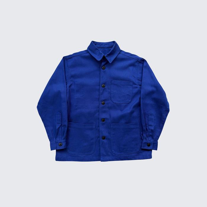 Blue Blue Modern French Core Models Twill Cotton Chore Jacket - Unisex - M