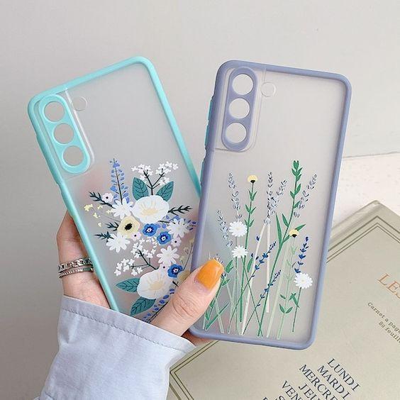 CASE MOTIF BUNGA SAMSUNG S10 PLUS S20 PLUS A32 5G M32 5G A13 5G CASING DOVE FLOWER MATTE CAMERA PROT