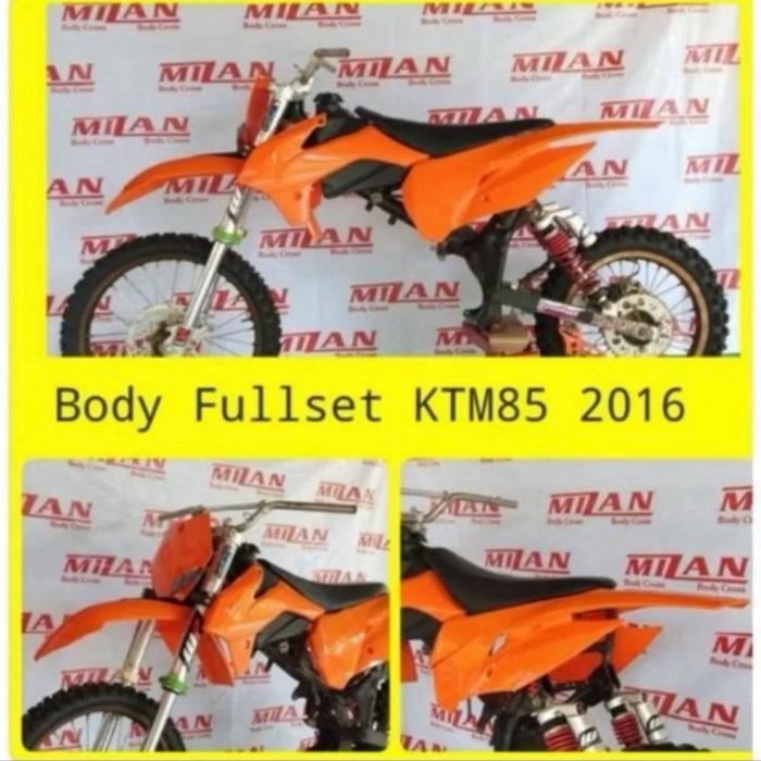 BODI SET KTM 85 2016 BODY FULLSET KTM 85 2016 LENGKAP JOK TANGKI COVER BODY KTM 85 2016 TRAIL SUPERM