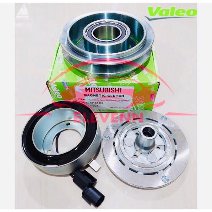 magnet clutch / pully ac compresor mitsubishi pajero sport strada triton (asli valeo)