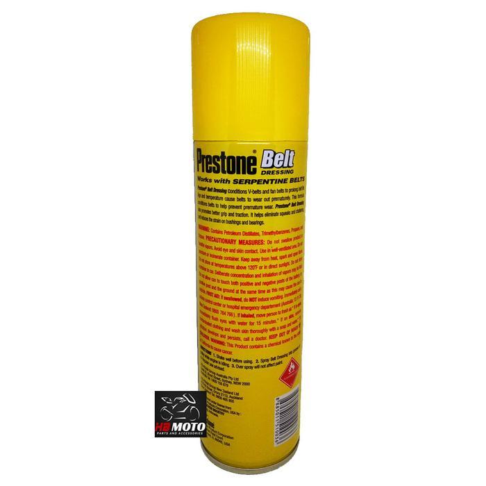 PRESTONE BELT DRESSING 250ML/PRESTONE CAIRAN PERAWATAN FAN BELT V-BELT