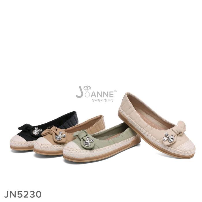 Ready sepatu shoes JOANNE Ribbon Rabbit Flats Sepatu Wanita #JN5230