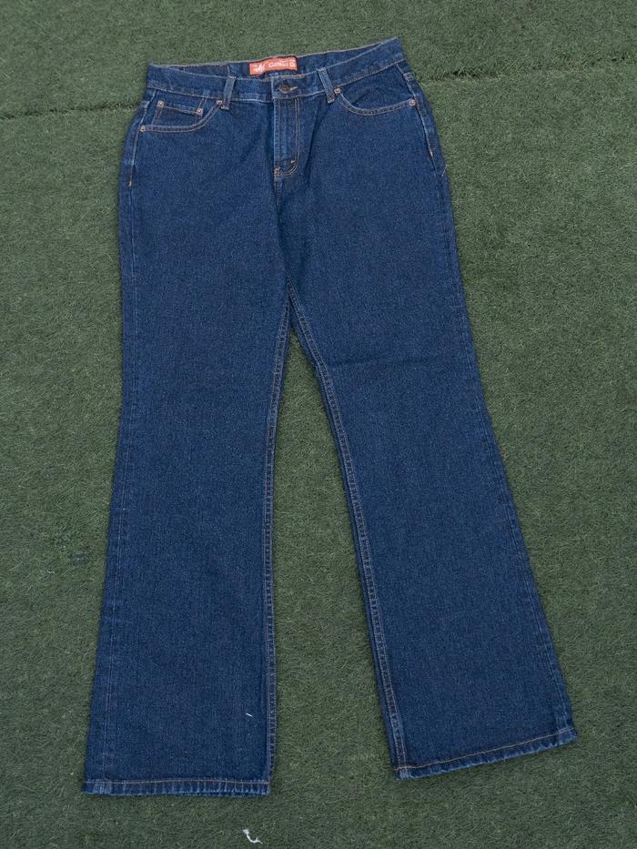 Lea Jeans Bootcut Original 607.06.11 13,05 oz Celana Denim Katun Nyaman Panjang Boyfriend Standar Ba