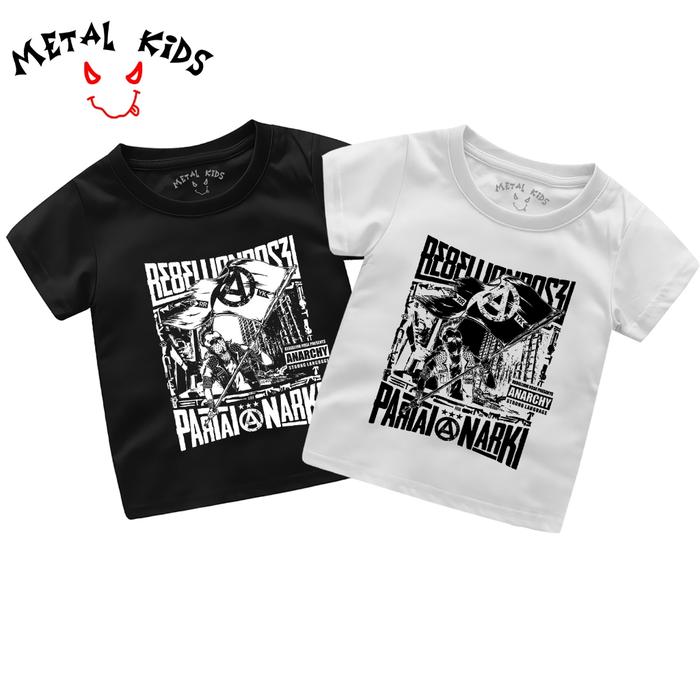 REBELLION ROSE - KAOS ANAK PARTAI ANARKI DISTRO PREMIUM COTTON UMUR 1-11THN KAOS ANAK-ANAK VIRAL 202