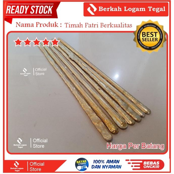 Timah Patri Batangan Kualitas Super No 1 Warna Emas