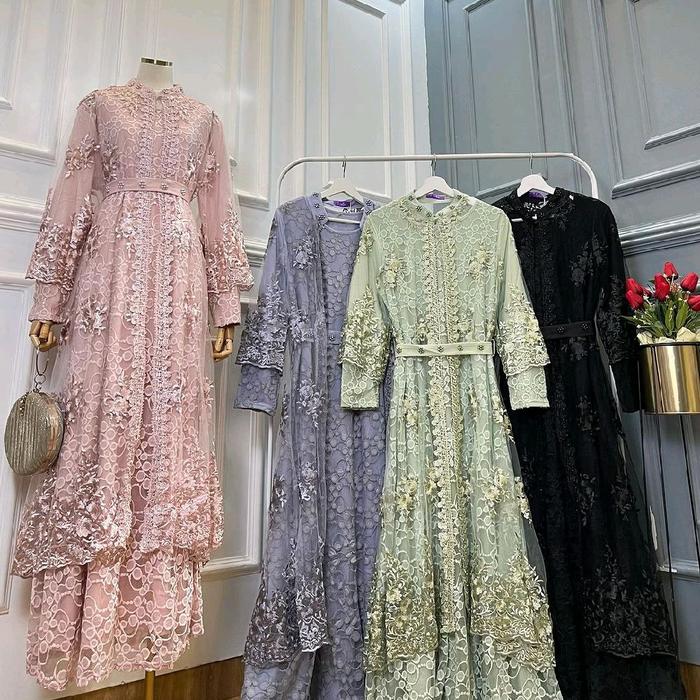 GAMIS BROKAT OUTER TERBARU/GAMIS BROKAT IMPORT