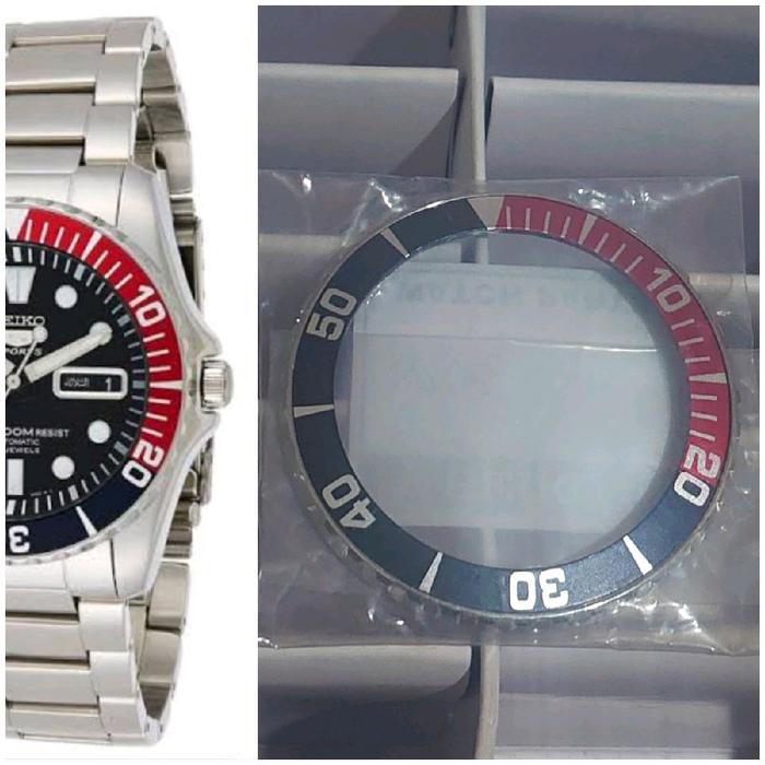 Bezel + Insert Seiko 5 Sports 7S36-03C0 | SNZF15 Pepsi Sea Urchin