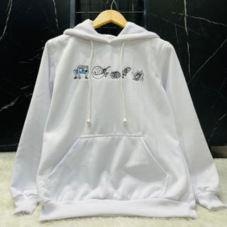 Hoodie Anime Vibes - Terinspirasi Luffy Gear Evolution | Size XL-2XL White