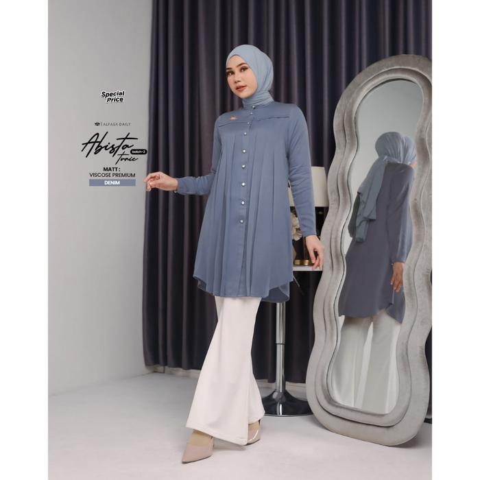 ATASAN WANITA TUNIK RAYON PREMIUM ABISTA TUNIC - Alfasa Daily