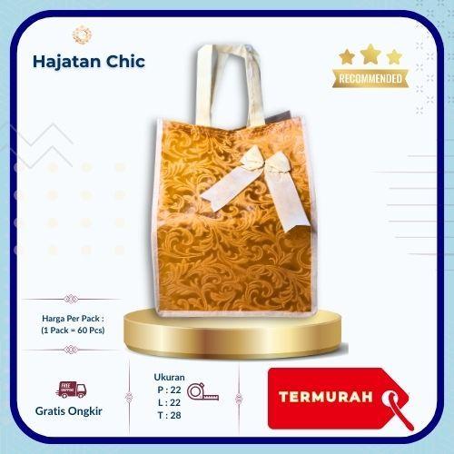 PREMIUM (READY) terjamin (1 PACK = 60 Pcs) Tas hajatan nusantara Kotak Embos Batik Floral 22 - Spunb