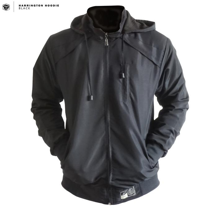Jaket Pria Bomber Style Hoodie Semi Kulit Anti Air Sweater D5O1 Terbaru Casual Army Premium Kulit Bi