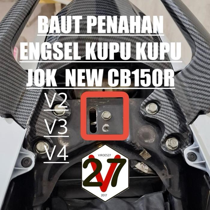 BAUT PENAHAN ENGSEL JOK NEW CB150R ORIGINAL HONDA