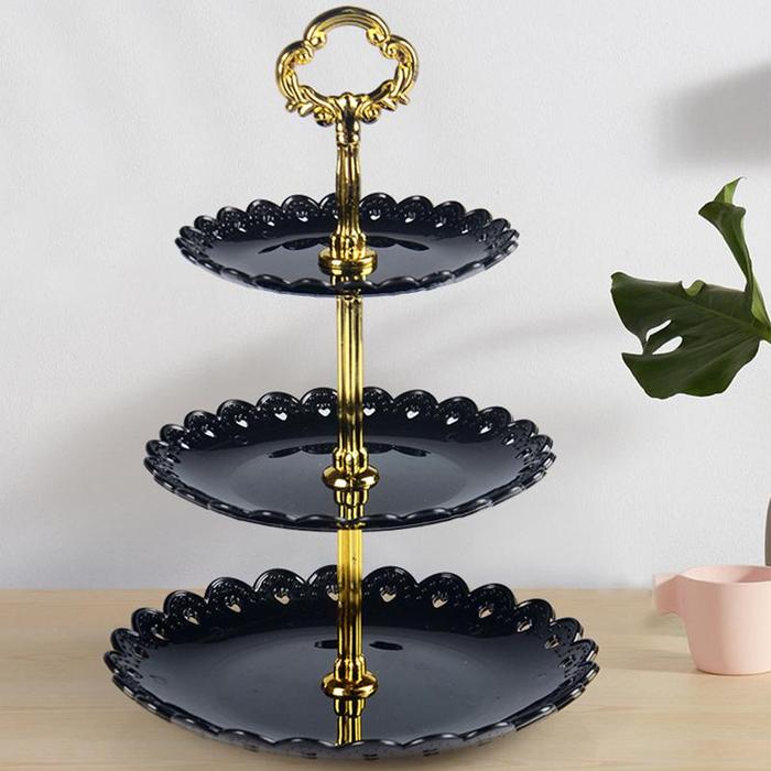 3 Tier Plastic Cake Stand Afternoon Tea Cake Stand Wedding Cake