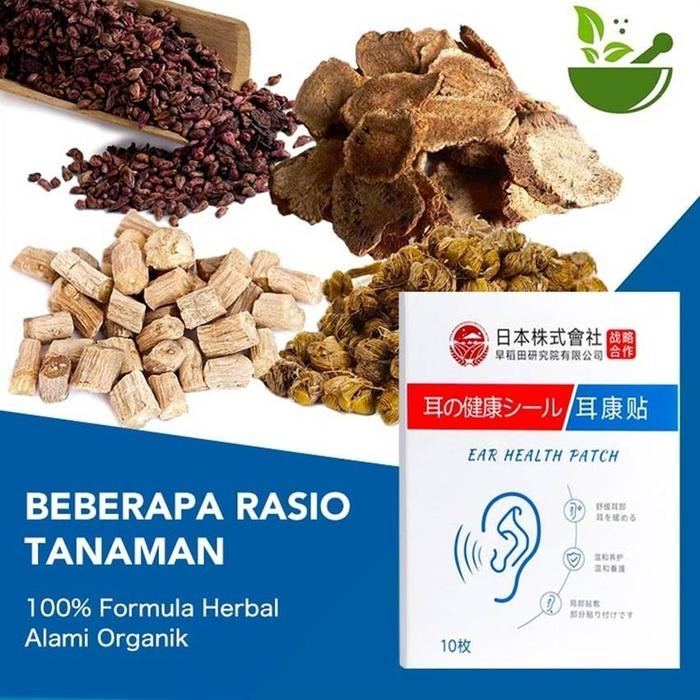 10Pcs Obat Tinnitus Patch Herbal Untuk Telinga Berdengung Obat Telinga Berdengung Ear Health Patch