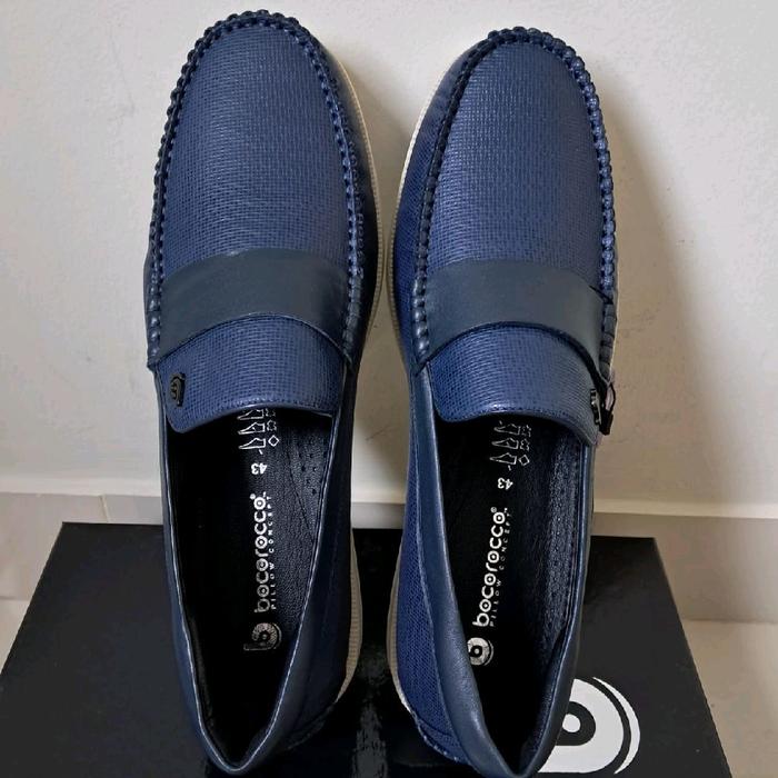 Sepatu Bocorocco type U Barca 12 size 43 warna Navy (NEW) ORI 100%