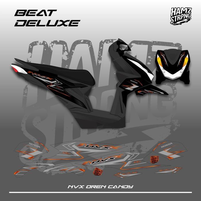 Striping Transparan Beat Deluxe Speciale NVX Candy Konsep Abubulux OSEAN