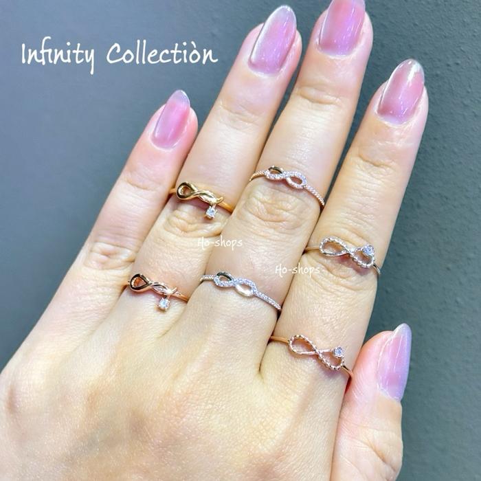 Cincin Infinity Mas Putih Kadar 750 Asli Emas
