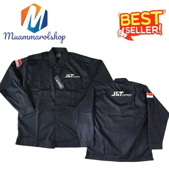 ready... Kemeja jnt express Pria Full Bordir
