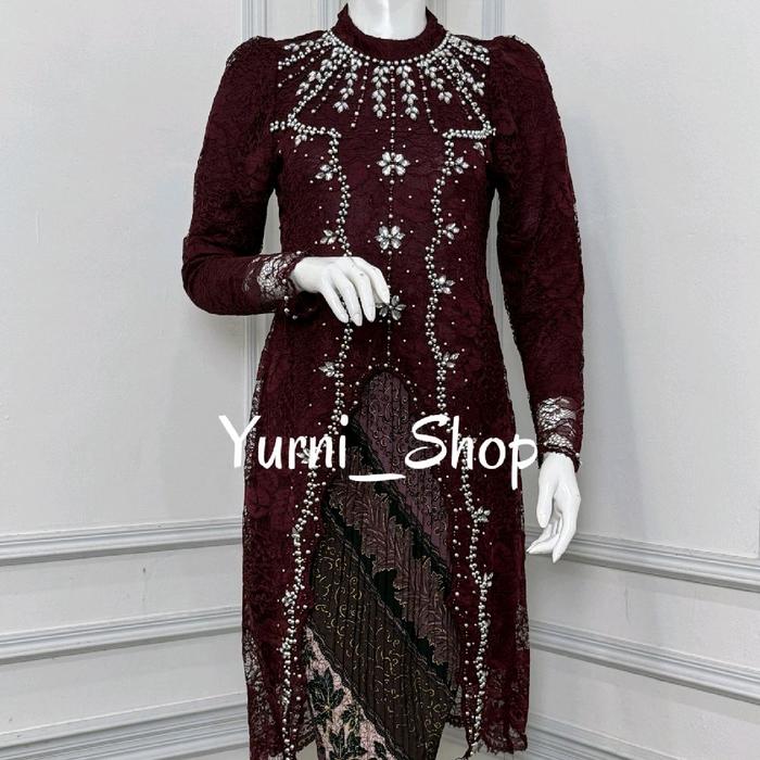 KEBAYA GLAMOR TUNIK GLAMOR PAYET MUTIARA TUNIK MEWAH KEBAYA TREN KEKINIAN 2026