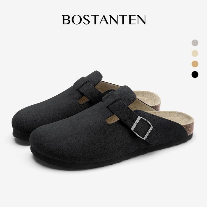 [Ark Shoes] BOSTANTEN Sandal Birkenstocks Couple Pria Wanita | Sol Karet Lempeng Lembut & Anti Slip 